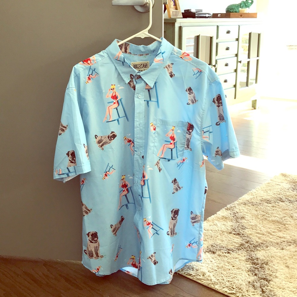 Men’s Sandlot short sleeve button down